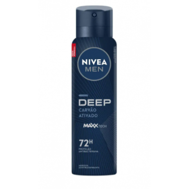 Desodorante Aerosol Nivea Men Deep Carvão 150ml
