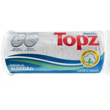 Algodão Topz Com 50 Discos