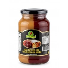 Doce Pastoso Com Leite e Geleia de Goiaba Sabia 680g