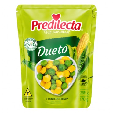 Dueto Predilecta Milho e Ervilha Sachê 240g