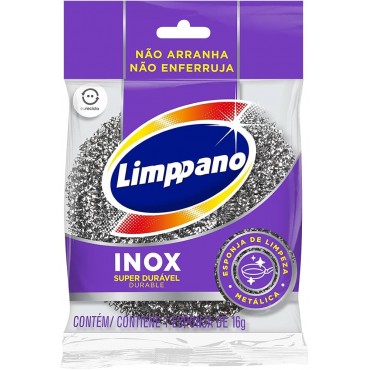 Esponja Espiral Metálica Limppano.