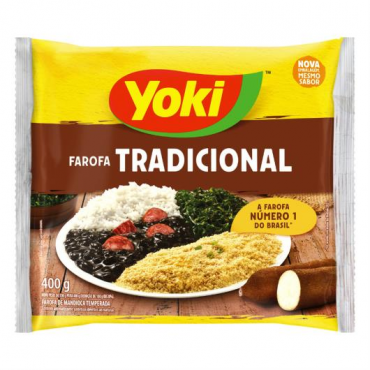 Farofa de Mandioca Pronta Yoki Pacote 400g