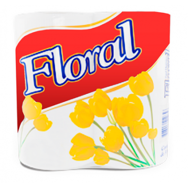 Papel Higiênico Floral Perfumado 4 Rolos.
