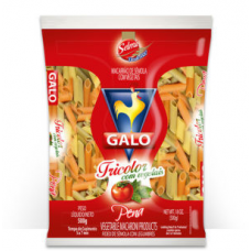 Macarrão Pena Tricolor Galo 500g