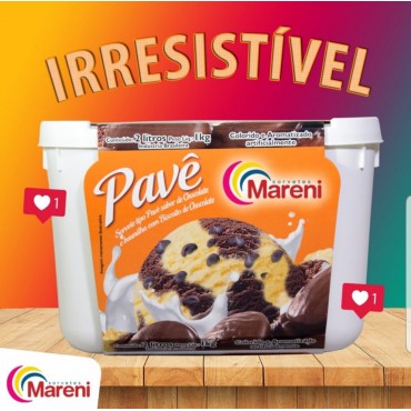 Sorvete Mareni Pavê 2L