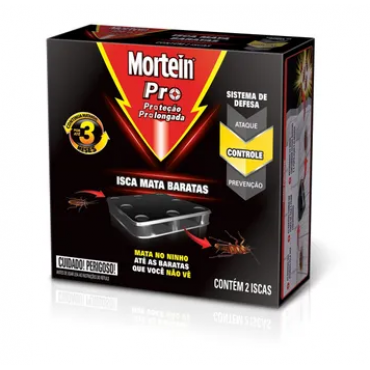 Isca Mata Baratas Mortein 2 Iscas