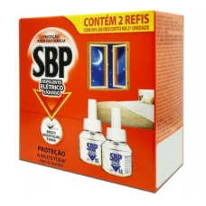 Inseticida SBP Elétrico Liquido 45 Noites 2 Refis 