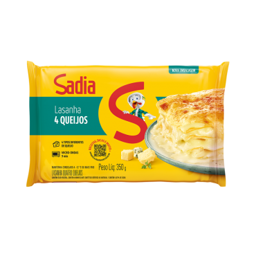 Lasanha Quatro Queijos Sadia 350g