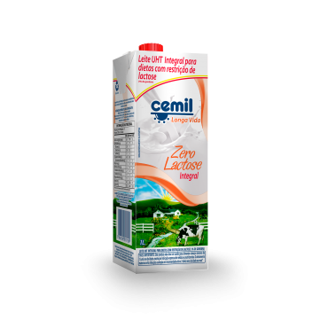 Leite Cemil Integral Zero Lactose 1L