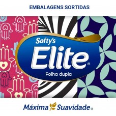 Lenços de Papel Elite Folha Dupla, 50 Lenços