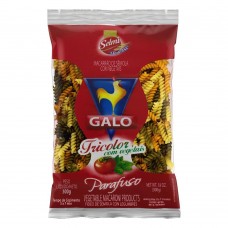 Macarrão Parafuso Tricolor Galo 500g