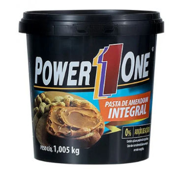 Pasta de Amendoim Integral Zero PowerOne 1kg 