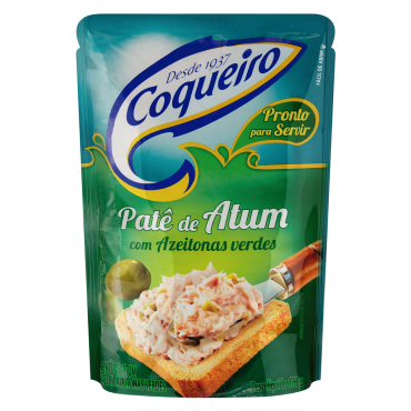 Patê de Atum Com Azeitonas Coqueiro 170g