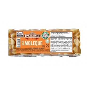 Pé de Moleque DaColônia 60g 