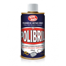 Polidor De Metais Finos Polibril 200ml Ouro Prata