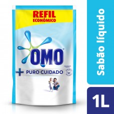 Sabão Líquido Omo Puro Cuidado Refil 900ml