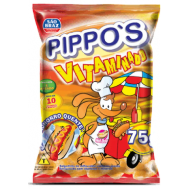 Salgadinho Pippos Cachorro Quente 75g