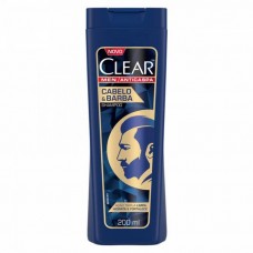 Shampoo Clear Men Anticaspa Cabelo e Barba 200ml