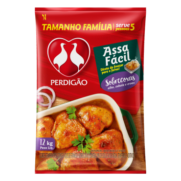 Sobrecoxa De Frango Perdigão Assa Facil 1,2kg