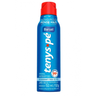 Tenys Pé Baruel Original Jato Seco 150ml