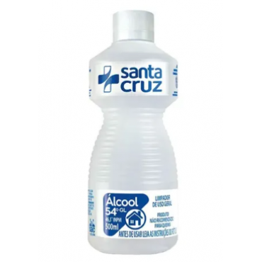 Álcool Líquido Santa Cruz 54º 500ml