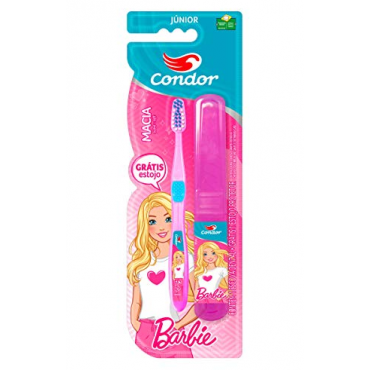 Escova Denta Infantil Macia BarBie Condor 1und