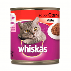 Alimento para Gatos Adultos Patê de Carne Whiskas 290g