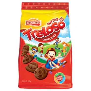 Biscoito Turma do Treloso Chocolate 100g