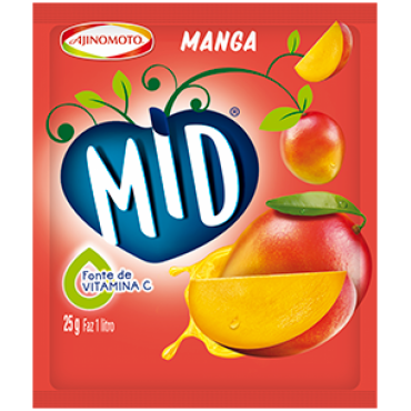 Refresco em Pó Mid Manga 25g