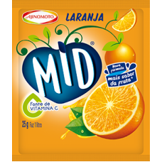 Refresco em Pó Mid Laranja 25g