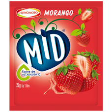 Refresco em Pó Mid Morango 25g