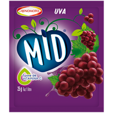 Refresco em Pó Mid Uva 25g