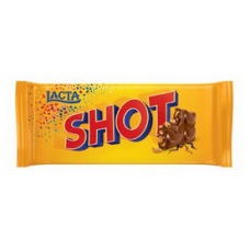 Barra de Chocolate Lacta Shot com Amendoim  90g