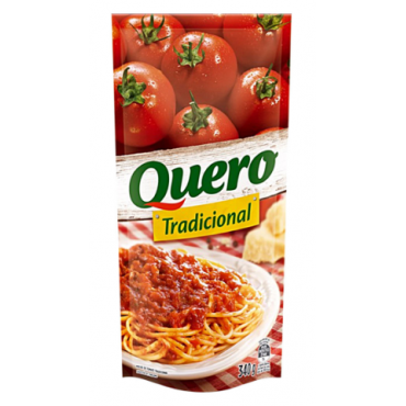 Molho de Tomate Tradicional Quero 240g