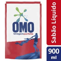 Lava Roupas Líquido Omo Refil 900ml