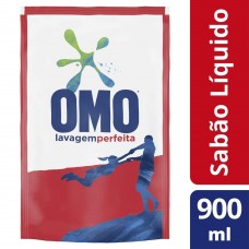 Lava Roupas Líquido Omo Refil 900ml