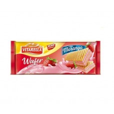 Biscoito Wafer Vitarella Morango 80g