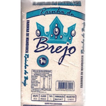 Farinha de Mandioca Fina Rainha do Brejo 1Kg