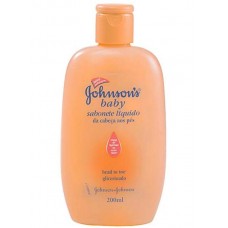 Sabonete Líquido Johnsons Baby Da Cabeça aos Pés 200ml