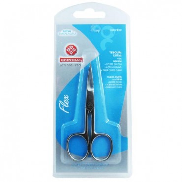 Tesoura Mundial Corte Curva Flex 1und.
