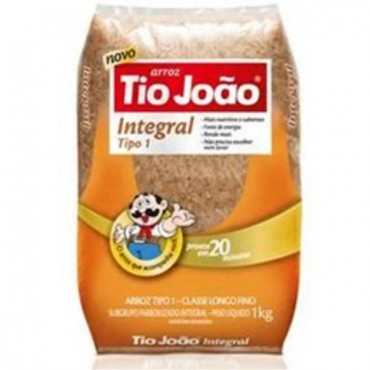 Arroz Tio João Integral 1Kg