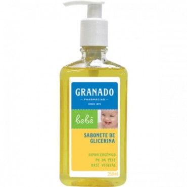 Sabonete Infantil Liquído Granado Bebê Glicerina 250ml