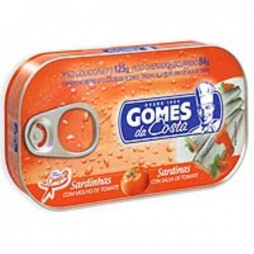 Sardinha ao Molho de Tomate Gomes da Costa Lata 125g