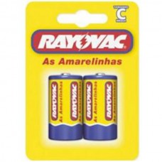 Pilhas Rayovac C Média