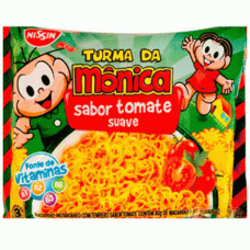 Macarrão Instantâneo Nissin  Mônica Tomate Suave 80g