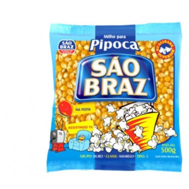 Milho de Pipoca São Braz 500g