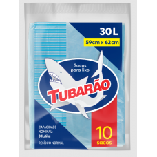 Saco Para Lixo Tubarão 30L